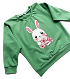 Cherry Blossom Bunny - DTF Transfer/Iron On or Heat Press