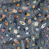 Beetles - Cadet Blue - Organic Cotton/Spandex Euro Knit Jersey