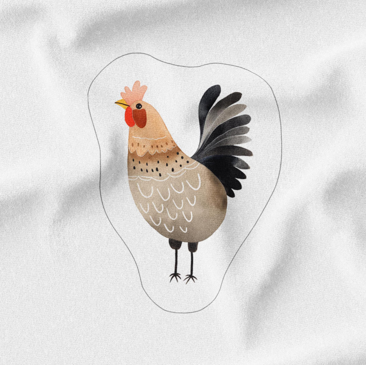 Tan Chicken Sew & Stuff DIY PLUSHIE Wolf & Rabbit Fabrics