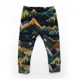 Quilted Mountains - Organic Cotton/Spandex FRENCH TERRY