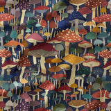 Mushroom Forest - Organic Cotton/Spandex FRENCH TERRY
