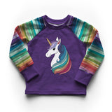 Retro Rainbow Unicorn - DTF Transfer/Iron On or Heat Press