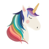 Rainbow Sleepy Unicorn - DTF Transfer/Iron On or Heat Press