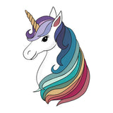 Retro Rainbow Unicorn - DTF Transfer/Iron On or Heat Press