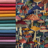 Mushroom Forest - Organic Cotton/Spandex FRENCH TERRY