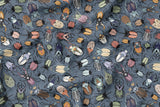 Beetles - Cadet Blue - Organic Cotton/Spandex Euro Knit Jersey