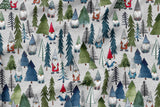 GNOME FOREST - FOG - Organic Cotton/Spandex Euro Knit Jersey