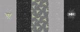 LUNA MOTH & MOON PHASE COLLECTION - GREY/BLACK - DIGITAL DESIGN FILES