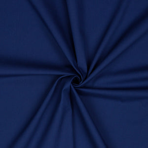 POPLIN - SOLID - Ink Blue - 100% Organic Cotton WOVEN Fabric