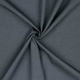 POPLIN - SOLID - Dark Grey - 100% Organic Cotton WOVEN Fabric