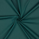 POPLIN - SOLID - Evergreen- 100% Organic Cotton WOVEN Fabric