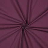 POPLIN - SOLID - Aubergine - 100% Organic Cotton WOVEN Fabric