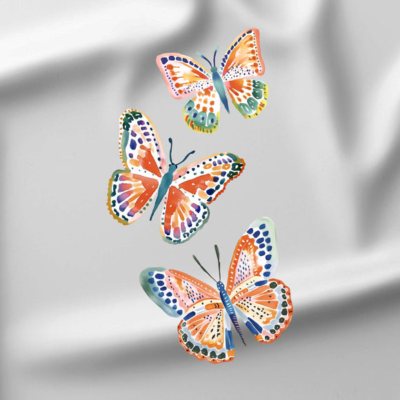Butterfly Trio - DTF Transfer/Iron On or Heat Press