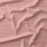 PREORDER - Dot Stripes - Coral - Organic Cotton/Spandex Euro Knit Jersey