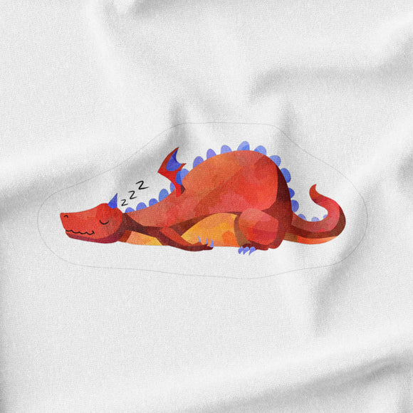 Red Sleeping Dragon - Sew & Stuff DIY PLUSHIE