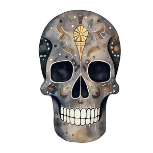 Painted Skull - DTF Transfer/Iron On or Heat Press