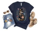 Folk Fox Floral - DTF Transfer/Iron On or Heat Press