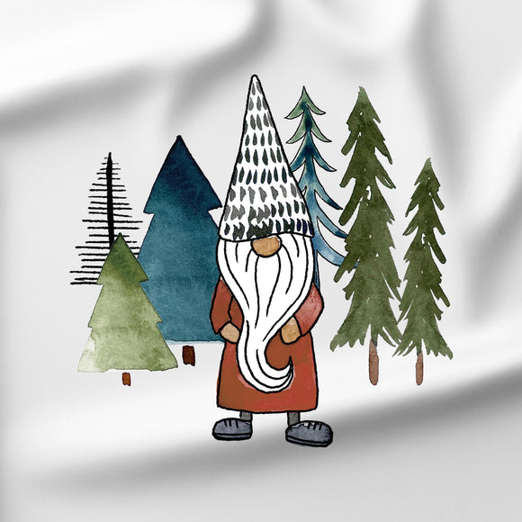Forest Gnome - Sable - DTF Transfer/Iron On or Heat Press