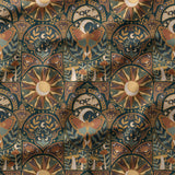 Stained Glass - Moths - Organic Cotton/Spandex Euro Knit Jersey