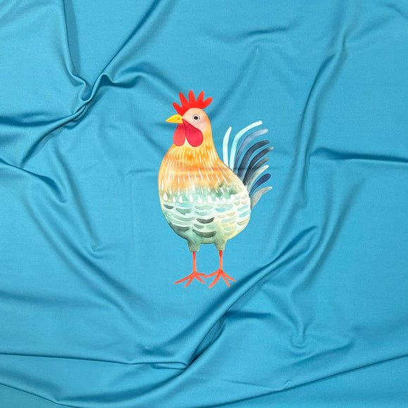 PANEL - Chicken - RECYCLED Swim Fabric