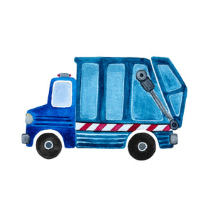 Garbage Truck - DTF Transfer/Iron On or Heat Press