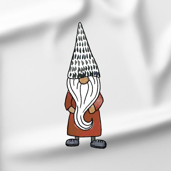 Gnome - Sable DTF Transfer/Iron On or Heat Press