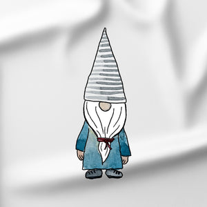 Gnome - Striped Hat DTF Transfer/Iron On or Heat Press