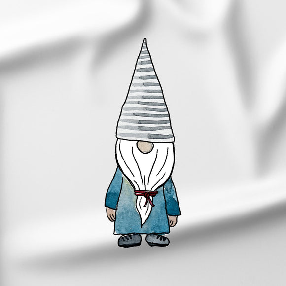 Gnome - Striped Hat DTF Transfer/Iron On or Heat Press