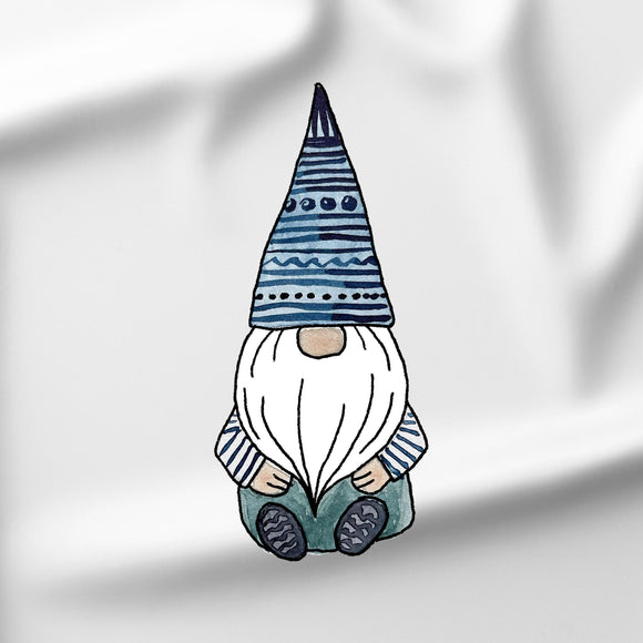 Gnome - Teal Hat DTF Transfer/Iron On or Heat Press