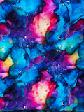 Geode Tie Dye - IMPERFECT PRINTING - Organic Cotton/Spandex Euro Knit Jersey