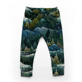 Tapestry Mountains - Organic Cotton/Spandex FRENCH TERRY