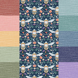 PREORDER - Midsummer Bee - Organic Cotton/Spandex Euro Knit Jersey