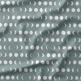 Moon Phases - Ocean - Organic Cotton/Spandex FRENCH TERRY