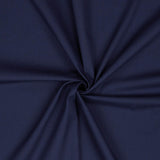 POPLIN - SOLID - Navy - 100% Organic Cotton WOVEN Fabric