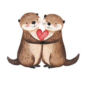 Otter Love - DTF Transfer/Iron On or Heat Press