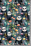 Panda Garden - Organic Cotton/Spandex Euro Knit Jersey