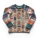 Stained Glass - Halloween - Organic Cotton/Spandex Euro Knit Jersey