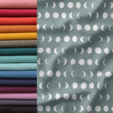 Moon Phases - Ocean - Organic Cotton/Spandex FRENCH TERRY