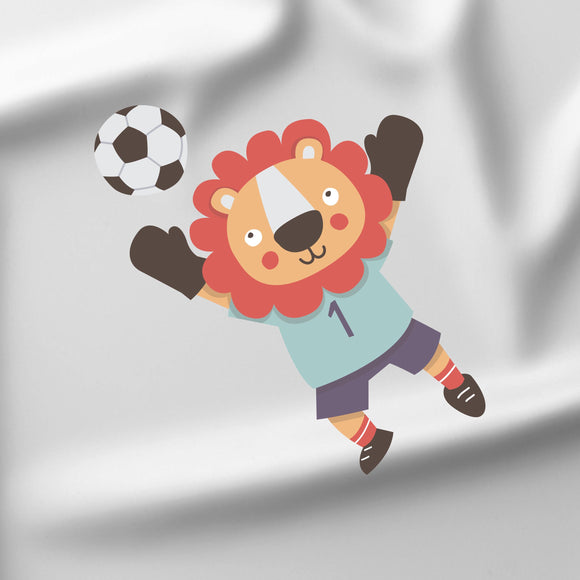 Soccer Lion - DTF Transfer/Iron On or Heat Press