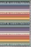 Stained Glass Stripes - Organic Cotton/Spandex Euro Knit Jersey