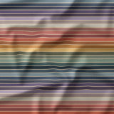 Stained Glass Stripes - Organic Cotton/Spandex Euro Knit Jersey