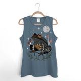 Folk Frog & Moon - DTF Transfer/Iron On or Heat Press