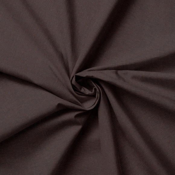 CHOCOLATE - All Bases - Organic Cotton/Spandex Euro Knit