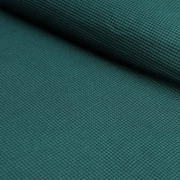 EVERGREEN - WAFFLE - Organic Cotton/Spandex Euro Knit – Wolf