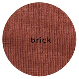 BRICK - Organic Cotton/Spandex Euro Knit Jersey