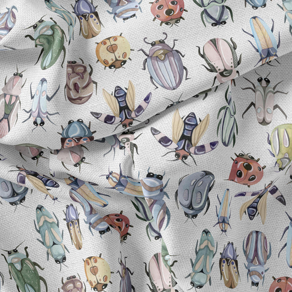 Muted Beetles - RECYCLED Swim Fabric