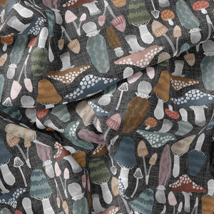 Neutral Mushrooms - RECYCLED Swim Fabric