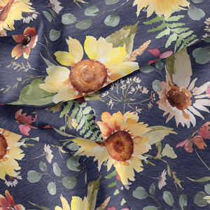 Sunflowers - RECYCLED Swim Fabric