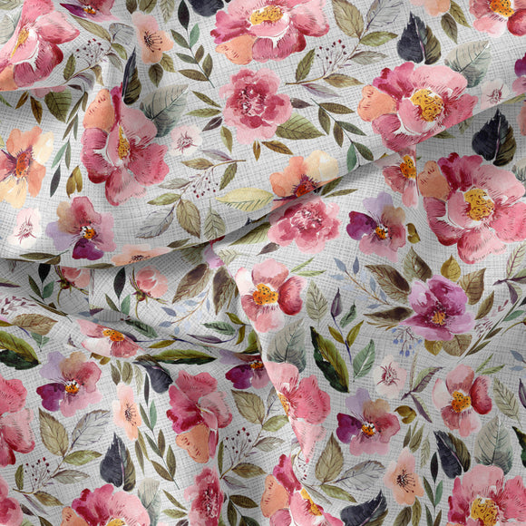 Victorian Rose - Light - RECYCLED Swim Fabric