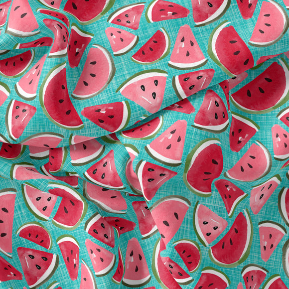 Watermelon - RECYCLED Swim Fabric